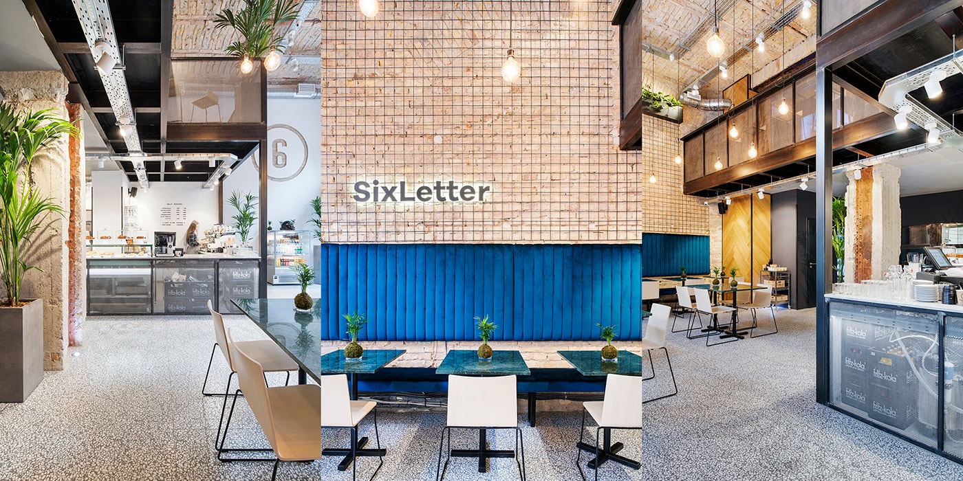 輕奢時尚的SixLetter早餐咖啡店室內(nèi)設(shè)計，餐飲室內(nèi)設(shè)計，咖啡店空間設(shè)計，人文空間設(shè)計，深圳室內(nèi)設(shè)計，左右格局