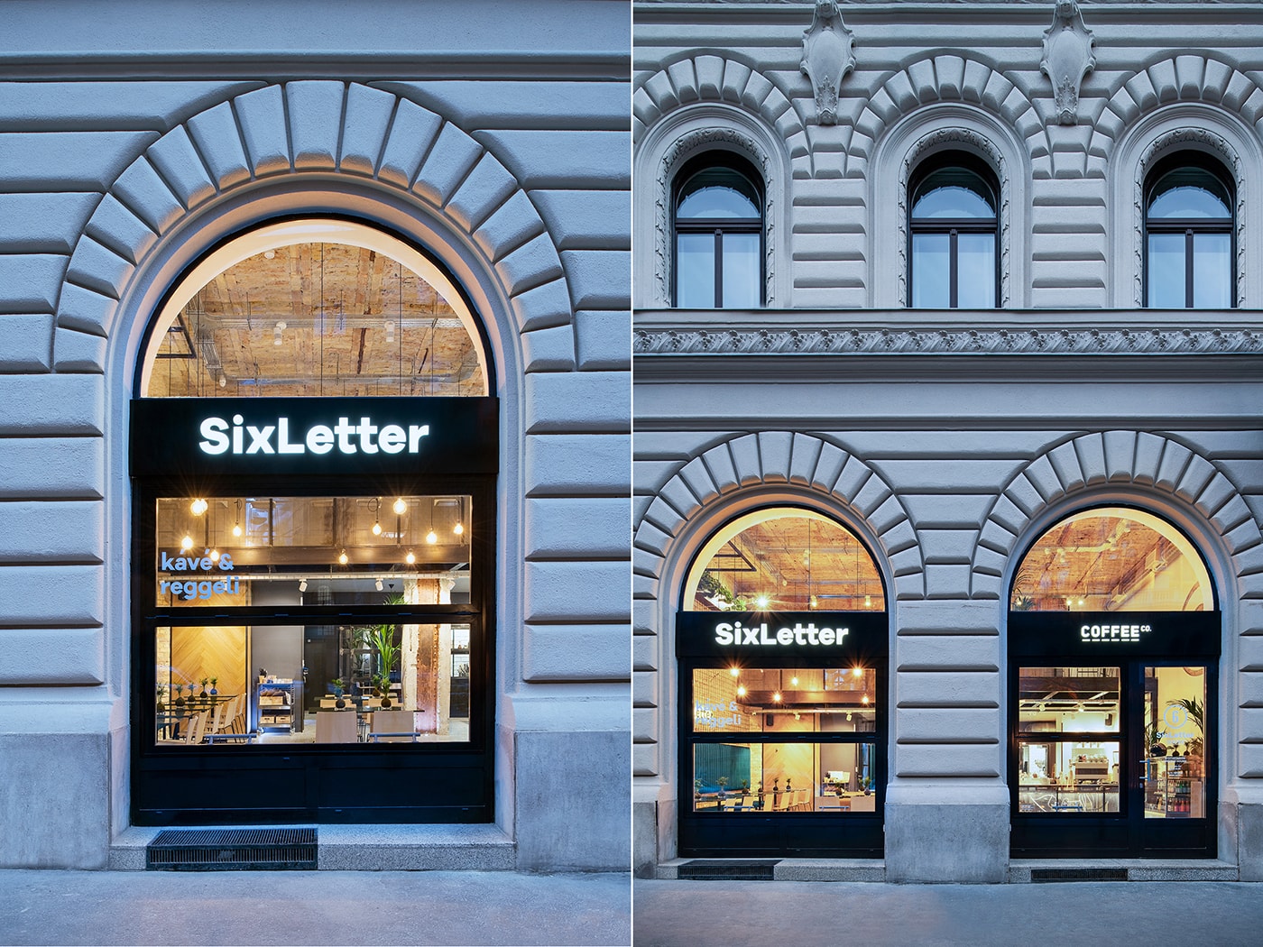 輕奢時尚的SixLetter早餐咖啡店室內(nèi)設(shè)計，餐飲室內(nèi)設(shè)計，咖啡店空間設(shè)計，人文空間設(shè)計，深圳室內(nèi)設(shè)計，左右格局