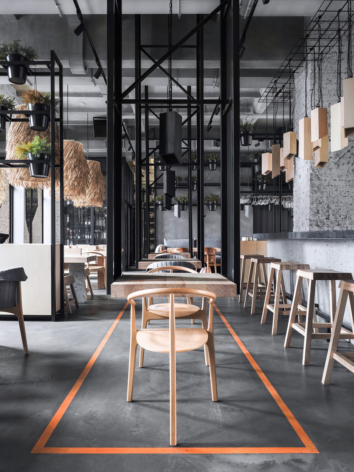 精品開放式酒吧餐廳空間設計，餐飲室內設計，餐廳空間設計，深圳空間設計，深圳室內設計，左右格局